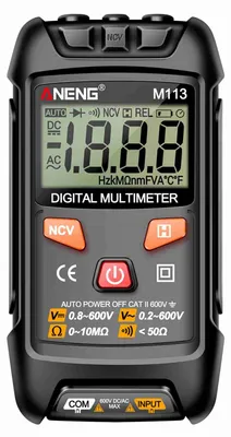 Obrázek produktu pro Mini multimetr 1999 Count s inteligentní identifikací – digitální přenosný multifunkční tester napětí a odporu