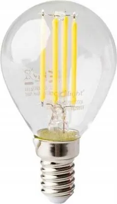 Zdjęcie produktu dla Żarówka LED FILAMENT kulka G45 E14 6W 2700K