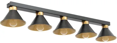 Produktbild von DETMER Deckenstrahler – Schwarz/Gold