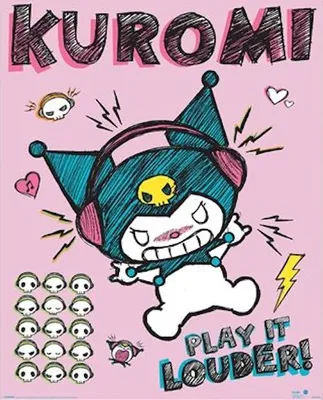 Immagine prodotto di Sanrio - Kuromi Louder - 40x50 cm - Poster