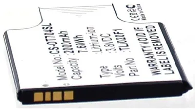 Produktbild von Akku für Alcatel TLi021E1 Li-Ion 3,8 Volt 2000 mAh schwarz
