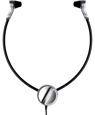 Produktbild von Grundig Swingphone 568 USB Kopfhörer, Im Ohr, Unter dem Kinn, Verkabelt, 95 dB, 2,4 m, Schwarz, Silber