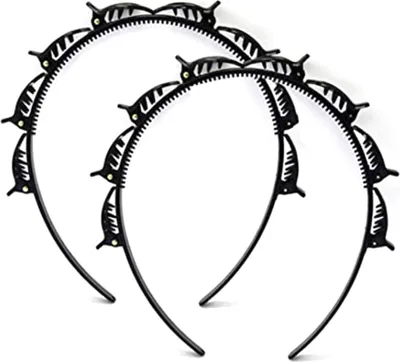 Produktbild von Haarnadeln, 2er-Pack Haarband mit Clips, Haarnadeln, Friseurbedarf, Haarband, Haarhalter, Haaraccessoires, Haarband mit Drehclip