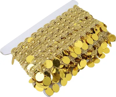 Obrázok produktu pre Belly Dance Belt, 10 yardov okrúhly opasok Belly Dance H��ft Dance Skirt Belt Waist Chain Odevné doplnky (Gold)