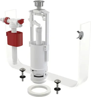 Obrázek produktu pro Splachovací souprava Alcadrain (Alcaplast) se STOP tlačítkem SA2000 3/8 CHROM