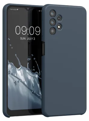 Produktbild von kwmobile Handyhülle für Samsung Galaxy A32 5G Hülle - Case Silikon - Kabelloses Laden - Schutzhülle Cover in Dunkler Schiefer