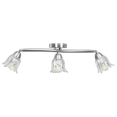 Produktbild von vidaXL Deckenleuchte mit Glasschirmen für 3 E14 Glühlampen