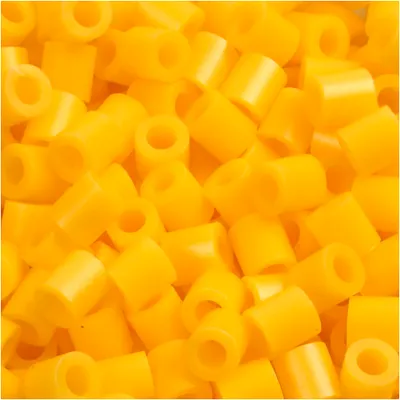 Produktbild von Fotoperlen, Größe 5x5 mm, Lochgröße 2,5 mm, Gelb (14), 1100Stck.