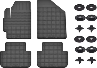 Produktbild von Gummimatten Mit Stoppern Für: Citroen C3 Picasso (2008-2017) Schwarz Set