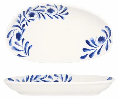 Productafbeelding van Bonna Serveerschaal - Lavis Blue - Porselein - 20x12 cm (240cc)