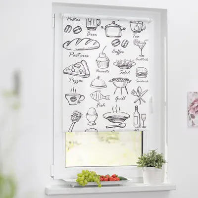 Obrázek produktu pro Roleta na okno Lichtblick bez vrtání černé menu 100x150 cm včetně upínacích držáků