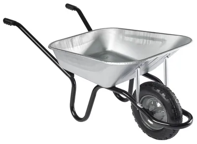 Produktbild von HAEMMERLIN Schubkarre Bauschubkarre Aktiv Premium 100 verzinkt Luftrad 150kg