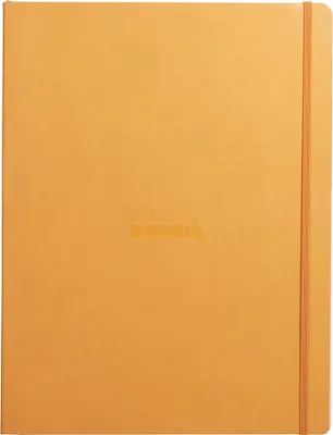 Produktbild von RHODIA Notizbuch RHODIARAMA DIN A4+ liniert orange 72 Blatt