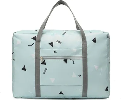 Produktbild von Reisetasche Boardgepäck 33 x 47 x 16 cm, Farbe:Blau kariert