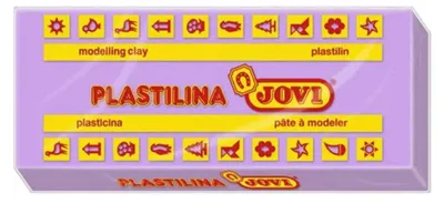 Produktbild von Schachtel mit 15 Knetgranulaten 150 g - lila jovi 7114