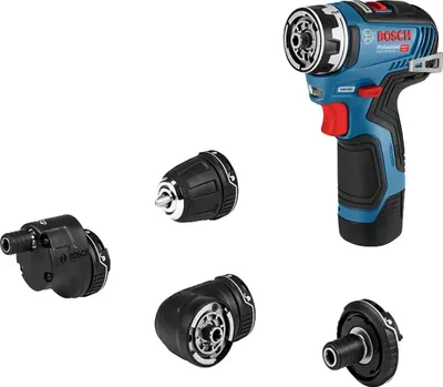 Zdjęcie produktu dla Bosch GSR 12V-35 FC, Śrubokręt, Uchwyt pistoletowy, Uchwyt szybkomocujący, Czarny, Niebieski, Bezszczotkowy, 1750 RPM