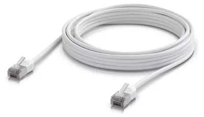 Produktbild von Ubiquiti UACC-Cable-Patch-Outdoor-C6A-5M-W, 5 m, Cat6a, F/UTP (FTP), RJ-45, RJ-45, Weiß