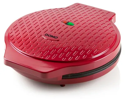 Productafbeelding van Pizzapan elektrisch - Party pan - Voor diepvriespizza en omelet - 1450 W - Rood - Antiaanbaklaag