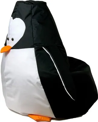 Obrázok produktu pre Puff GO GIFT Blanco Negro Oxford Pingüino 130 x 90 cm