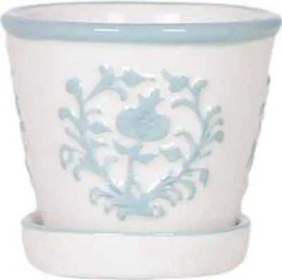 Produktbild von Malaga Pflanztopf Ø6cm Keramik Blumentopf im mediterranen Design Mini Dekotopf