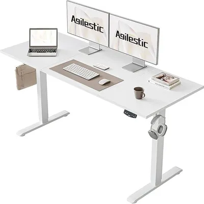 Imagen del producto de Escritorio de altura ajustable, 140 x 60 cm