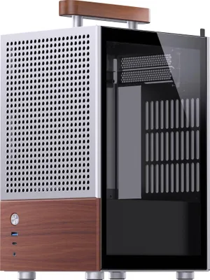 Obrázok produktu pre Jonsbo T6, Midi Tower, PC, Drevo, Strieborná, ITX, Oceľ, Sklo, Hliník, Hranie