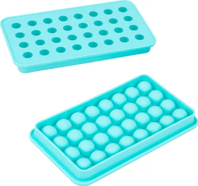 Produktbild von Bremermann 32 silikónová forma na zmrzlinu, sada 2 kusov // 2 kusy na 32 malých zmrzlinových guľôčok Ø cca 1,2 cm // Zmrzlinovač