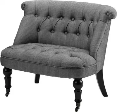 Produktbild von Luxus Barock Salon Sessel Paris mit Fischgratmuster schwarz/weiss aus der Luxus Kollektion von Casa Padrino - Hotel Cafe Restaurant Möbel Einrichtung