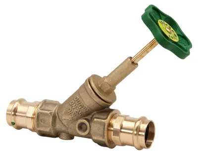 Produktbild von Schlösser Armaturen FREISTROMVENTIL, PRESSANSCHL.IG O.ENTL, ST.SP, DN25, PRESS 28, DVGW