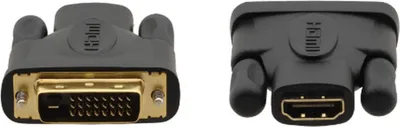 Image de Kramer Electronics 99-9497001 Adaptateur de câble DVI-D HDMI noir, or