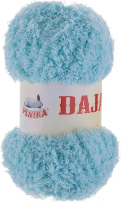Produktbild von 50g Kuschelgarn Daja Kuschelwolle Chenille-Strickgarn Farbauswahl, Farbe:hellblau