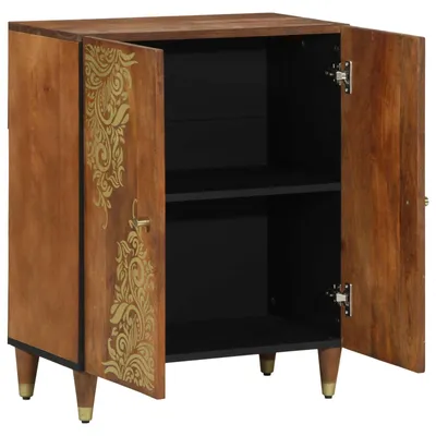 Immagine prodotto di vidaXL Credenza Marrone 60 x 33 x 75 cm Legno massiccio Mango