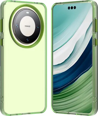 Produktbild von Handyhülle für Huawei Mate 60 Pro+ Schlank Durchscheinend Matt Stoßfest Schutzhülle Grün
