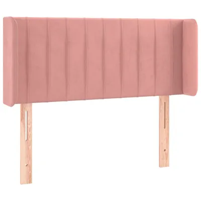 Obrázok produktu pre vidaXL Čelo postele s ušami ružové 103x16x78/88 cm Velvet