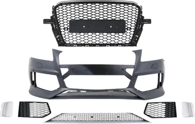 Image de Pare-chocs avant pour Audi Q5 8R SUV 2012-2016 grille nid d'abeille SRA PDC titulaire.