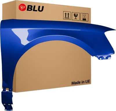 Image de BLU Aile Compatible avec Audi A3 8P II-generation LIFT LZ5C Droite Blau MauritiusBlau OzeanBlau | 2008-2012 | Avant | Peint| Prêt à Monter | Galvanisé