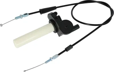 Produktbild von Set: Schnellgasgriff SPEZIAL + Bowdenzug, extra kurzer Verstellweg, universell für Ø22mm-Lenker