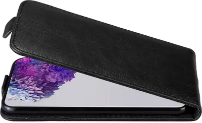 Image de Cadorabo Housse pour Samsung Galaxy S20 ULTRA Housse de protection en noir Flip Etui Housse de téléphone portable Case Cover