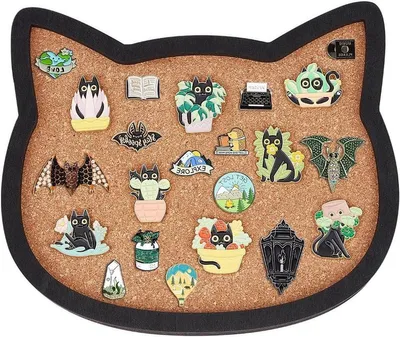 Dailygoods Katzen-Pinnwand 20 x 17 cm Kork