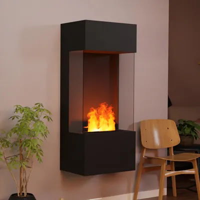 Produktbild von GLOW FIRE Elektrokamin 'OGF 4'| Wasserdampf Kamin mit OMC 400 ohne Holz in weiß | HxBxT: 130x55x40 cm
