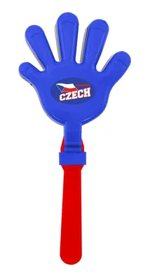 Obrázek produktu pro Tleskačka modrá - ČR fanoušek - 24 x 11 cm