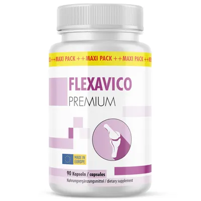 Produktbild von Flexavico Kapseln | ihr Begleiter im Alltag | mit wertvollen Inhaltsstoffen | Inhalt 90 Kapseln