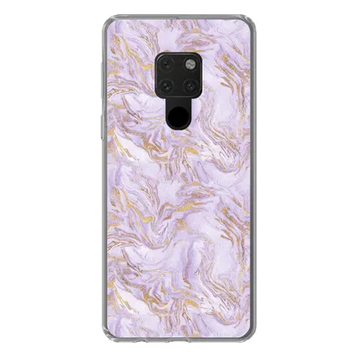 Produktbild von MuchoWow® Handyhülle Schutzhülle Hülle für Huawei P40 Lite Abstrakt - Marmor - Gold - Muster Silikon Softcase Handy Hülle - Handy