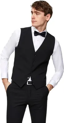 Zdjęcie produktu dla Kamizelka męska Selected Slim Mylologan czarna 42