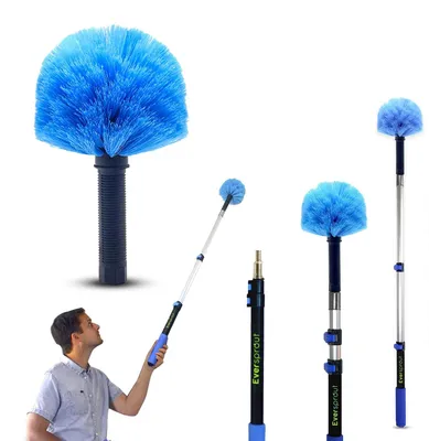 Produktbild von EVERSPROUT 4,8 bis 91,4 cm Spinnennetz-Staubwedel und Verlängerungsstangen-Kombi