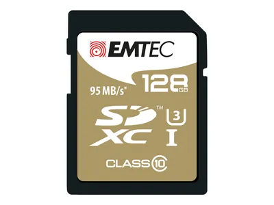 Immagine prodotto di Emtec ECMSD128GXC10SP SD Card 128GB Emtec  SDXC (CLASS10) Speedin + Kartenblister