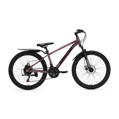 Immagine prodotto di Generation GT100 24 pollici viola – Bicicletta per bambini con parafanghi