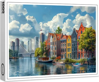 Produktbild von raxxa Premium-Puzzle "Rotterdam", 1000 Teile