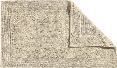 Produktbild von Beige Badmat Uni Serie Stuttgart 60x100 cm - extra dik, hoch absorberend, 100% Baumwolle
