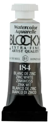Produktbild von Blockx 3x Aquarellfarbe, Zinkweiß - Tube 5ml - Zinkweiß 43184BXC